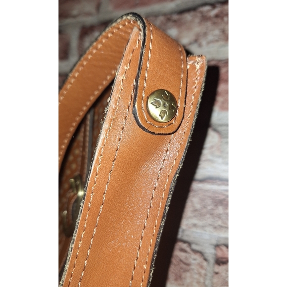 Patricia Nash Venezia Pouch Crossbody - Slim Lattice Cut Out Leather - Picture 7 of 14